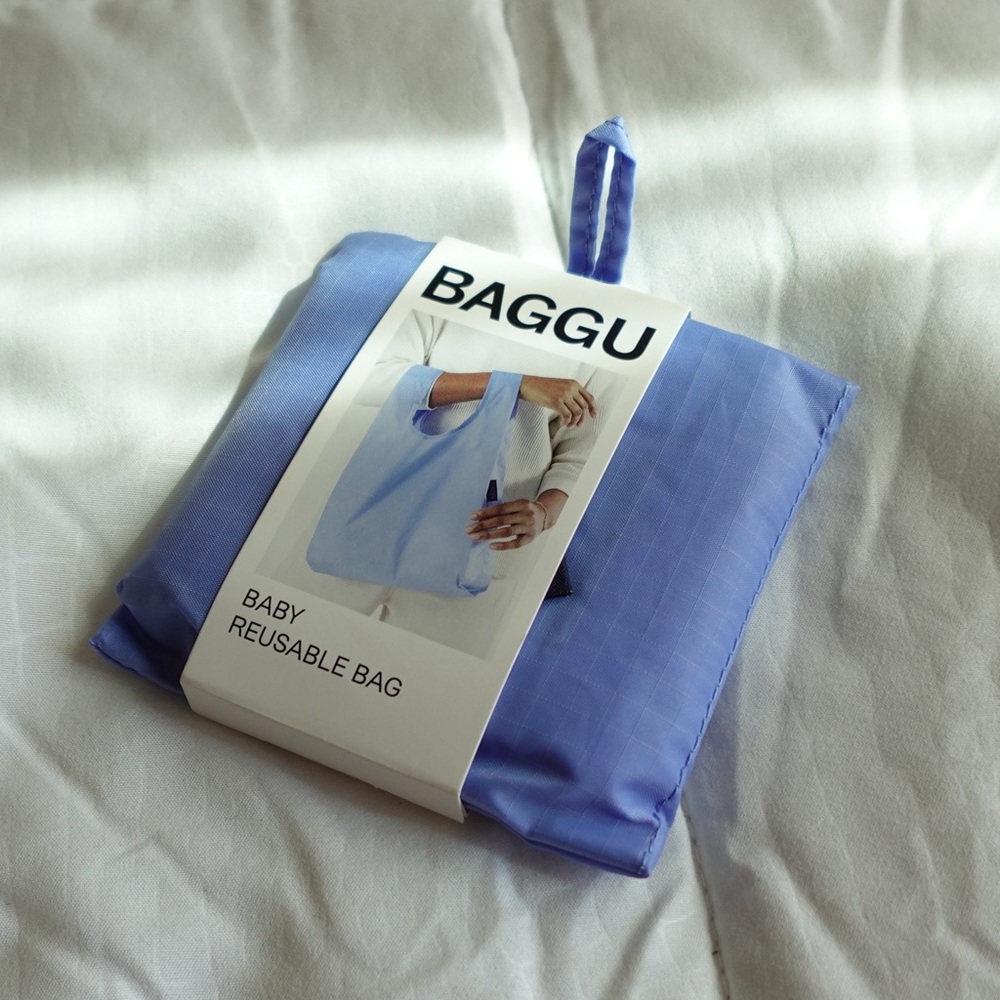 NWT BAGGU Baby Reusable Bag in Cornflower